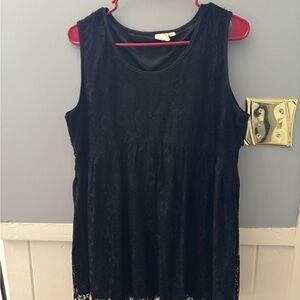 Women’s lace overlay blouse